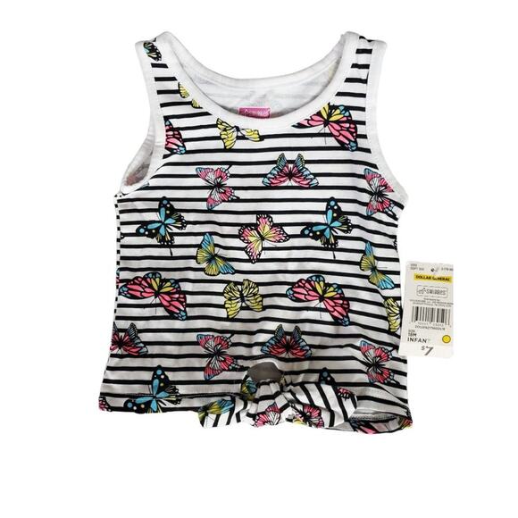 Baby Girl Butterfly Tank Top Size 18 Months Swiggles Tank Top NEW - Picture 5 of 5